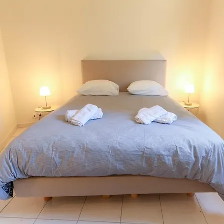 Charming & Bright Flat With Ac Garden 300m And Closed Garage - Benakey 公寓 戛纳