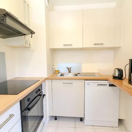 Charming & Bright Flat With Ac Garden 300m And Closed Garage - Benakey 戛纳
